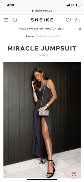 sheike navy jumpsuit